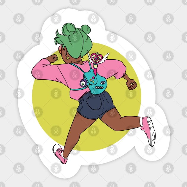 Modern Magical Girl Sticker by LaurenS